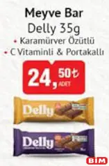 DELLY MEYVE BAR 35 G DELLY MEYVE BAR 35 G